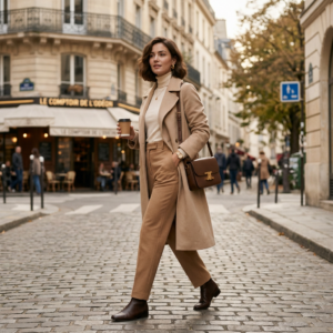 Elegant_woman_wearing_luxury_d_2026-04-16T06-52-29 Rive Gauche Shoulder Bag